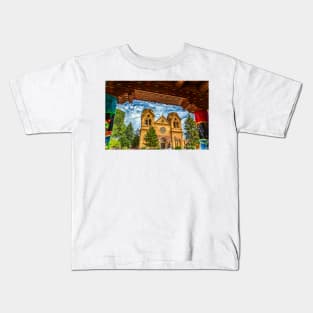 Cathedral Basilica of St Francis of Assisi Santa Fe Kids T-Shirt